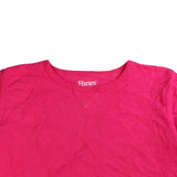 Hanes  Plain Heavyweight Crewneck Sweatshirt Medium Pink