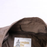 London Fog  Long Sleeve Button Up Trench Coat Medium (missing sizing label) Tan Brown