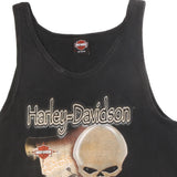 Harley Davidson  Back Print T Shirt Large Black