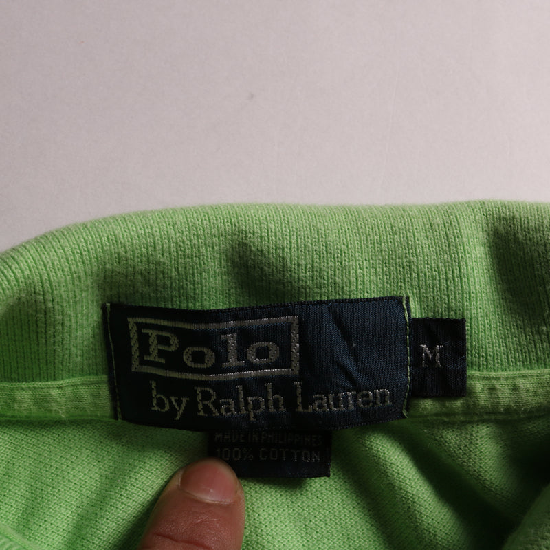 Polo Ralph Lauren  Short Sleeve Button Up Polo Shirt Medium Green