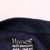 Hanes  Plain Heavyweight Crewneck Sweatshirt XLarge Navy Blue