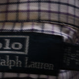 Polo Ralph Lauren  Collared Long Sleeve Button Up Shirt Large Purple