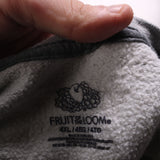 Fruit of Loom Crewneck Heavyweight Plain Sweatshirt Men's XXXX-Large (4XL) Grey