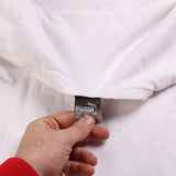Puma  Spellout Heavyweight Crewneck Sweatshirt Small White