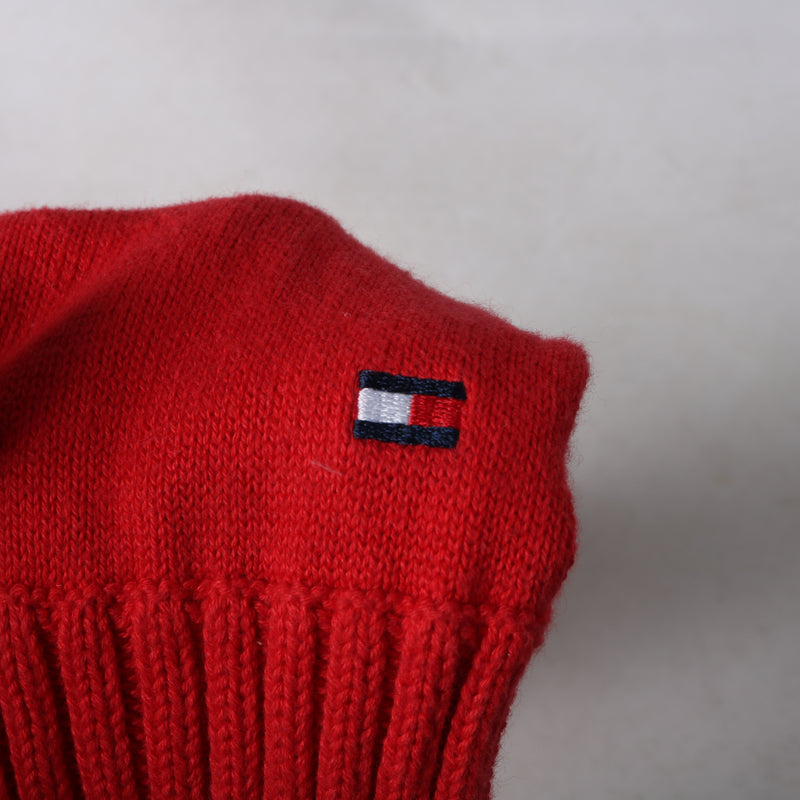 Tommy Hilfiger  Knitted Crewneck Jumper / Sweater Large Red