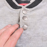 Harley Davidson  Quarter Button Long Sleeve T Shirt XSmall Grey