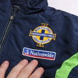Umbro  Northern Ireland Full Zip Up Puffer Jacket Small Navy Blue