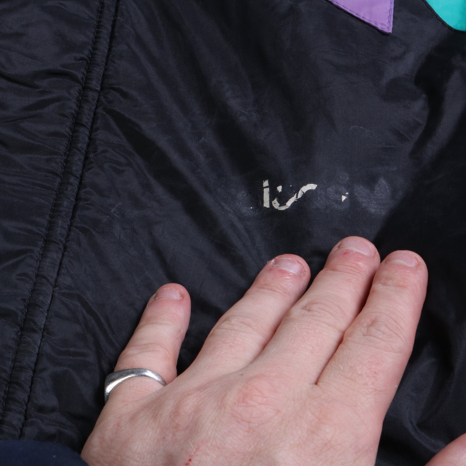 Adidas Heavyweight Full Zip Up Puffer Jacket Medium (missing 