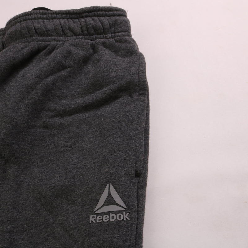 Reebok  Elasticated Waistband Drawstrings Joggers / Sweatpants Large Grey