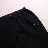 Puma  Elasticated Waistband Drawstrings Joggers / Sweatpants Large Black