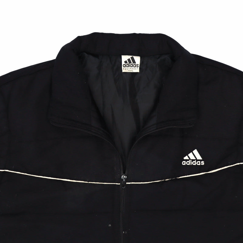 Adidas 90's Fleece Vest Sleeveless Gilet XXXXLarge (4XL) Black