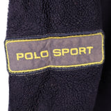 Polo Ralph Lauren 90's Polo Sport Zip Up Fleece Jumper XLarge Navy Blue