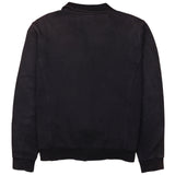 Lacoste 90's Lightweight Full Zip Up Sweatshirt Medium Black