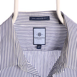 Tommy Hilfiger 90's Striped Plain Long Sleeve Shirt XLarge Blue