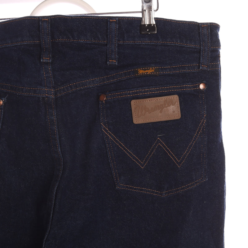 Wrangler 90's Denim Straight Slim Jeans 36 x 36 Navy Blue