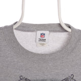 NFL 90's Crewneck Ravens Graphic Print Sweatshirt Large Grey