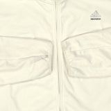 Adidas 90's Spellout Lightweight Zip Up Windbreaker XXLarge (2XL) White