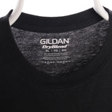 Gildan 90's Back Print Racing T Shirt XLarge Black