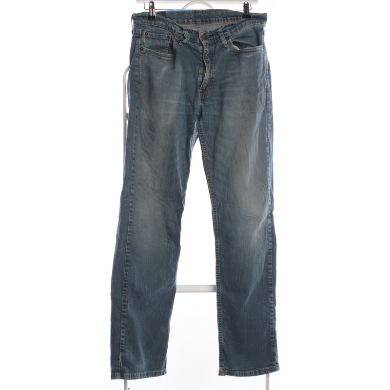 Levi's 90's 514 Light Wash Denim Slim Straight Jeans 33 x 32 Blue