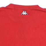 Kappa 90's Spellout Crewneck Sweatshirt Small Red