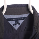 Tommy Hilfiger 90's Plain Long Sleeve Button Up Shirt Medium Navy Blue