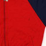 Umbro 90's Track Jacket Retro Zip Up Windbreaker Large Red