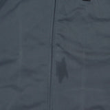 Nike` 90's Swoosh Lightweight Zip Up Fleece Large Grey