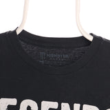 Monster 90's Nascar Back Print Short Sleeve T Shirt Medium Black