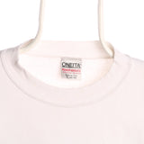 Oneita 90's Colorda Crewneck Sweatshirt XLarge White