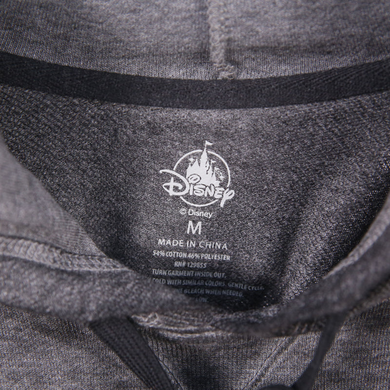 Disney 90's Mickey Mouse Disneyland Hoodie Medium Grey