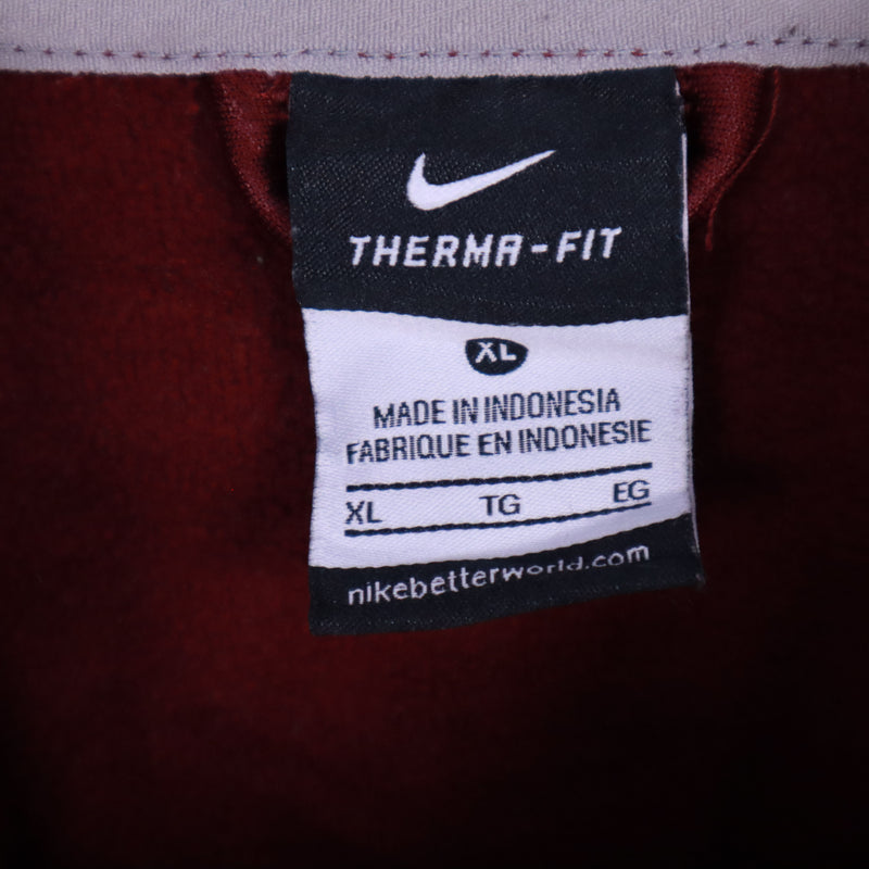 Nike 90's Arizona State Nylon Sportswear Hoodie XLarge Burgundy Red