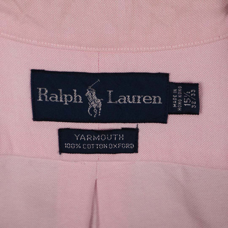Polo Ralph Lauren 90's Long Sleeve Button Up Shirt Medium Pink