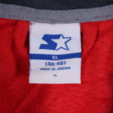 Starter 90's Full Zip Up Fleece Jumper XLarge Red