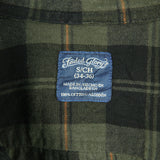 Faded Glory 90's Lumberjack Long Sleeve Check Shirt Small Green