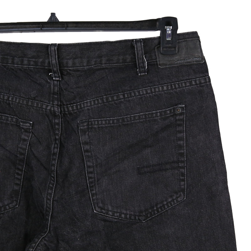 Calvin Klein 90's Denim Straight Leg Jeans / Pants 38 Black