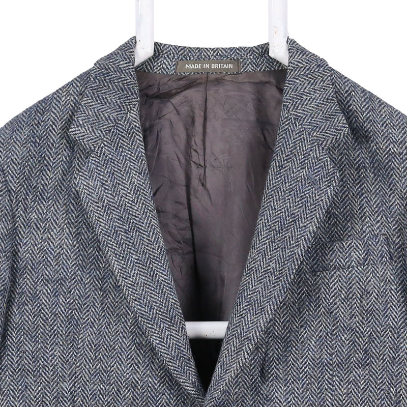Harris Tweed 90's Tweed Wool Jacket Blazer 40 Grey
