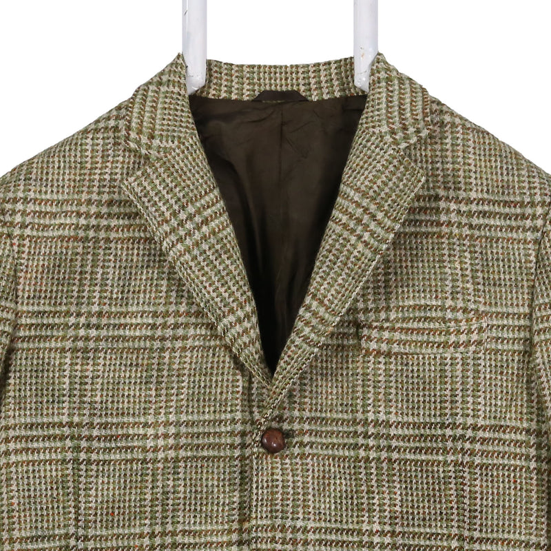 Harris Tweed 90's Tweed Wool Jacket Blazer 40 Green