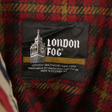 London Fog 90's Puffer Zip Up Bomber Jacket Large Beige Cream