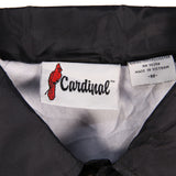 Cardinal 90's Waterproof Button Up Bomber Jacket Medium Black