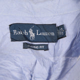 Polo Ralph Lauren 90's Long Sleeve Button Up Shirt XLarge Blue