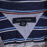 Tommy Hilfiger 90's Long Sleeve Button Up Striped Shirt XSmall Blue