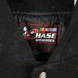 Chase Authentics 90's Leather Arm Button Up Varsity Jacket XLarge Black