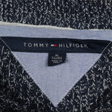 Tommy Hilfiger 90's Quarter Button Knitted Long Sleeve Jumper XLarge Grey