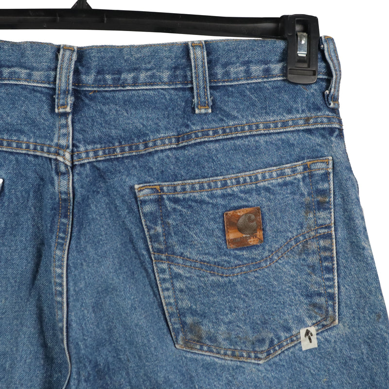 Carhartt 90's Bootcut Denim Straight Leg Jeans / Pants 34 Blue
