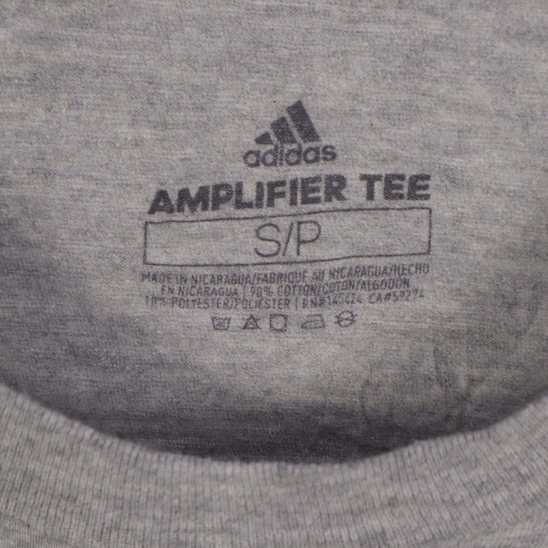Adidas 90's Basketball Short Sleeve Crewneck T Shirt Small Grey