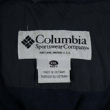 Columbia 90's Zip Up Windbreaker Jacket XXLarge (2XL) Navy Blue