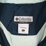 Columbia 90's Hooded Zip Up Waterproof Windbreaker Jacket XLarge Green