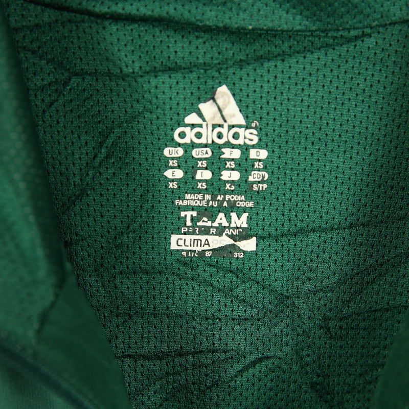 Adidas 90's Quarter Zip Waterproof Windbreaker Jacket XSmall Green