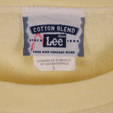 Lee 90's Sutton Bay Crewneck Sweatshirt Large Yellow