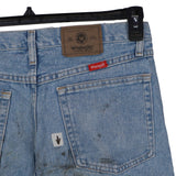 Wrangler 90's Denim Baggy Straight Leg Jeans / Pants 34 Blue